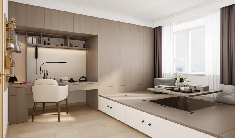 兒童房空間定制榻榻米床柜